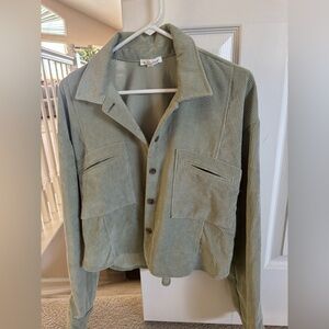 Blu Pepper Olive Corduroy Jacket